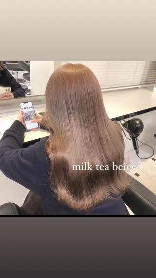 ロング カラー JE SUIS  HEUREUSE  Etude所属・🤍韓国風hair Marina🤍のヘアスタイル