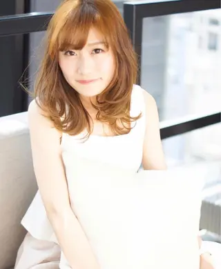 ミディアム カラー ヘアアレンジ 長瀬 燎哉のヘアスタイル