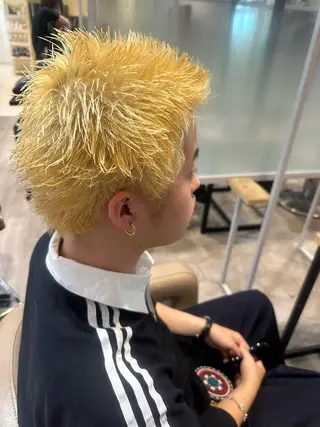 カラー メンズ hair＆make EARTH センター南店所属・メンズ特化🌈 石原衛志🌈のヘアスタイル