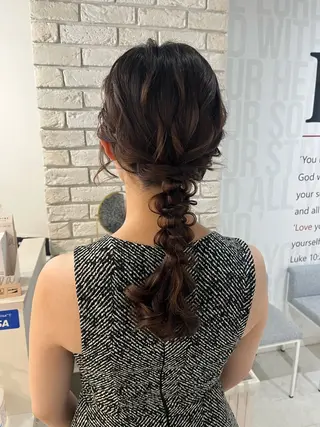 ロング ヘアアレンジ Dityca...tia所属・りん/ 無料ヘアセットのヘアスタイル