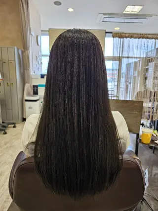 ロング カラー BENI岩沼たけくま 店 佐藤朱華のヘアスタイル