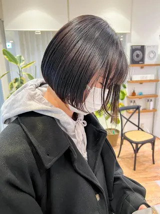 ショート カラー 韓国風デザイン 💐MIZUKI💐のヘアスタイル