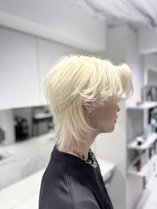 ミディアム メンズ 曲がる縮毛/カルマパ ーマ/池袋/横村大全のヘアスタイル