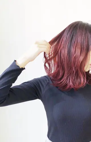 ミディアム 寺山 靖晃のヘアスタイル