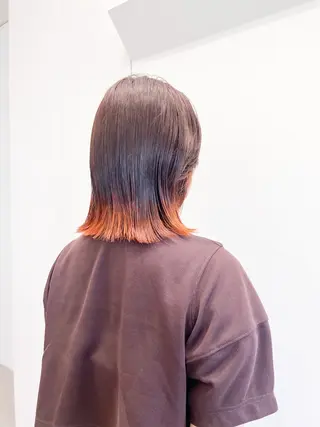 ミディアム カラー 似合わせカット🫧 /パーマRINAのヘアスタイル