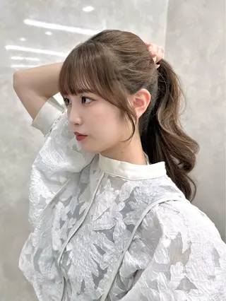 ロング カラー MAEUL luna所属・前髪顔周り/レイヤー 韓国/桔川恒のヘアスタイル