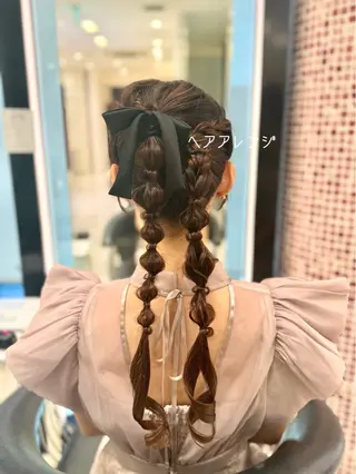 ヘアアレンジ ミディアムカット✂︎ 🌻ゆりな🌻のヘアスタイル