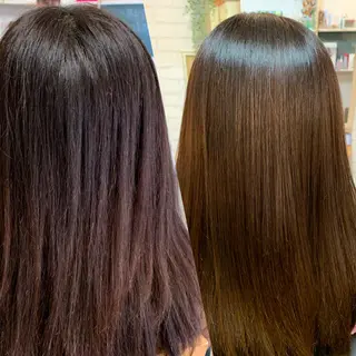 ロング 佐治 加奈子のヘアスタイル