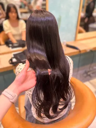 ロング 大宮🩶韓国ヘア🩶 ‪ふうなのヘアスタイル