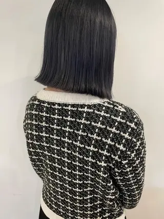 ミディアム カラー フクシママユ / 柔らかカラーのヘアスタイル