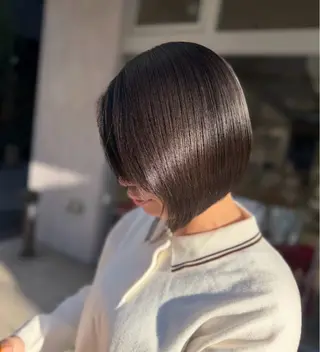 ショート 髪質改善/縮毛矯正 /ブリーチ矯正/岡部のヘアスタイル