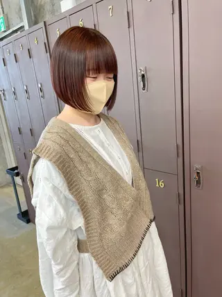 ミディアム カラー 小木曽智美 /ボブ/ショートのヘアスタイル