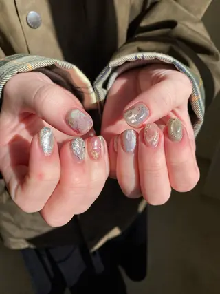 ネイル 草加ニュアンスネイル 🌚hersのネイルデザイン