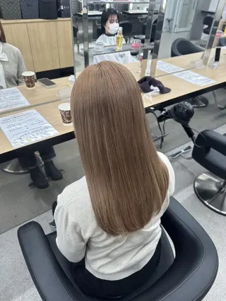 ロング カラー ヘアアレンジ NAMI🤎ブラウン &ミルクティー🤍のヘアスタイル
