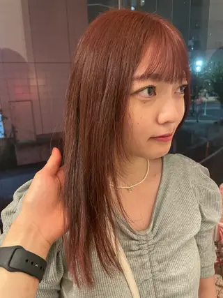 セミロング 笠原 由基のヘアスタイル