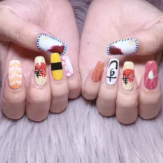 ネイル 稲垣 江梨花のネイルデザイン