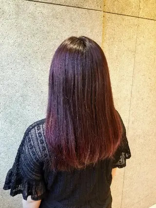 ロング カラー La fith hair 池袋店所属・🔴赤み消し/ 艶カラー落合 優🔴のヘアスタイル