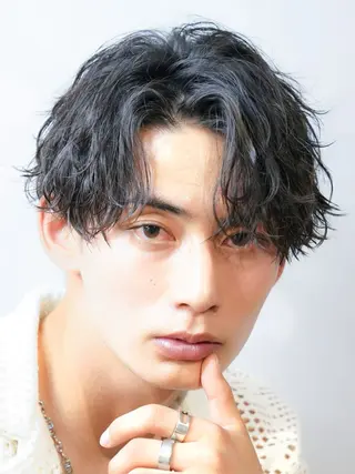 パーマ メンズ fifth神宮前 HIN★T★のヘアスタイル