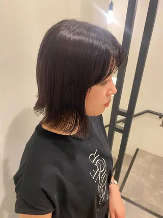 ミディアム カラー 🍑 モモカ🍑のヘアスタイル