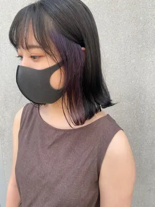 カラー AYANE 韓国ヘア /レイヤーカットのヘアスタイル