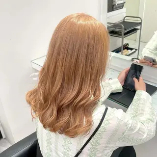 セミロング カラー トレンドカラー🩵 羽衣🎀横浜🪄ྀིのヘアスタイル