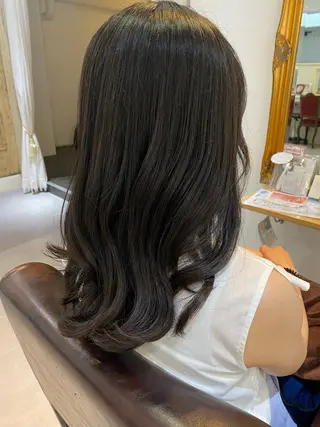 ロング カラー 柴田 大輔のヘアスタイル