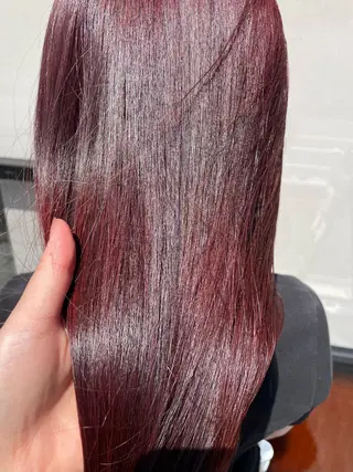 ロング カラー セピアデザインルーム所属・さかきばら すみえのヘアスタイル