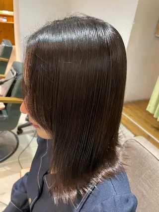 セミロング カラー 髪質改善/縮毛/新宿 🫧SUZUKA🫧のヘアスタイル