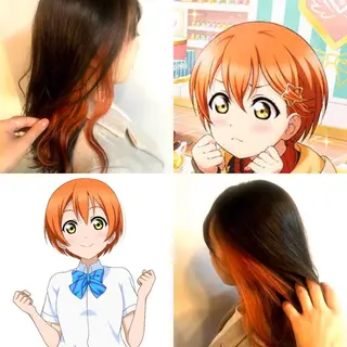 セミロング カラー パーマ ヘアアレンジ 年間1500人担当 代表 南一路のヘアスタイル