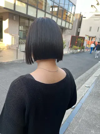 ショート カラー ヘアアレンジ ハイトーン/美髪矯正 🍃大江拓実のヘアスタイル