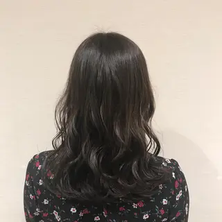セミロング カラー 韓国ヘア/耳ツボジュ エリー♡ayumuのヘアスタイル