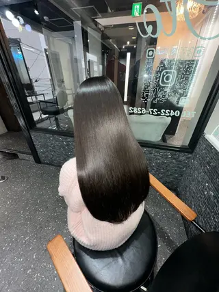 ロング カラー パーマ 髪質改善⭐️縮毛矯正 吉祥寺⭐️Rinaのヘアスタイル