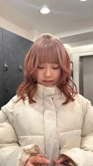 ミディアム カラー 銀座/ヘアセット シマムラ ミホのヘアスタイル