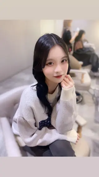 セミロング 🤍艶髪韓国ヘア🤍 Rikoのヘアスタイル