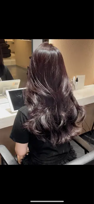 セミロング 🎀艶カラー￤髪質 改善🎀ayane♥のヘアスタイル