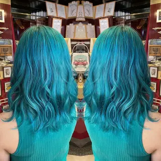 カラー 👑派手髪/カット 👑ANRYのヘアスタイル