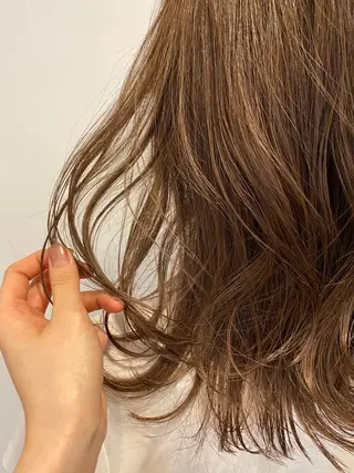 ロング カラー 髪質改善ストレート/ 東徳嶺 みくのヘアスタイル