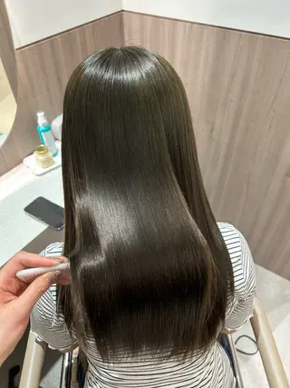 ロング カラー 韓国girly hikariのヘアスタイル