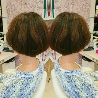 ショート カラー 社内カット講師・店長 菅原賢一のヘアスタイル