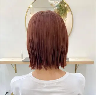 ショート カラー 田中 あやなのヘアスタイル