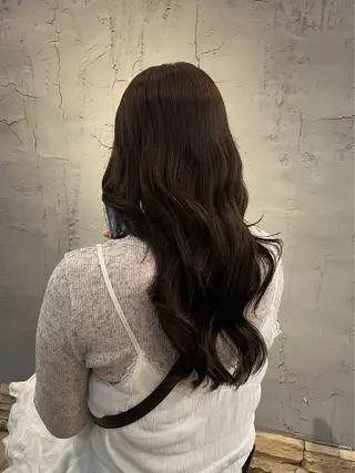 セミロング カラー 似合わせカット💙 いぐち しょうた💙のヘアスタイル