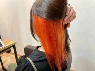 セミロング SALOWIN心斎橋Suite店所属・ブリーチ毛にもできる 縮毛矯正|鷹司郎のヘアスタイル