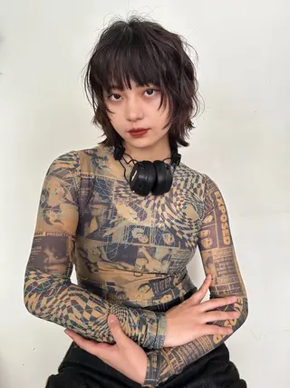 カラー FILMS所属・レイヤーボブ★ cocomoのヘアスタイル