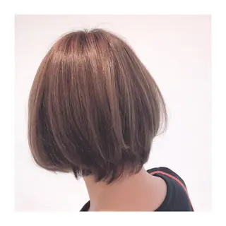 ショート カラー 30代からの大人 ショートのヘアスタイル