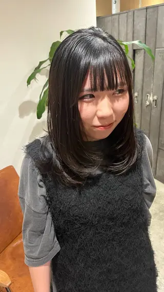 ミディアム 梅田美容室/カット /Maoのヘアスタイル