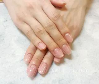 ネイル ネイルリボン 笠井のネイルデザイン