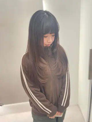 ロング 🐺ウルフ/レイヤー カット/高嶋湧大のヘアスタイル