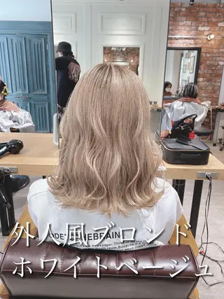 ロング カラー 艶髪カラー 渡辺岳也のヘアスタイル
