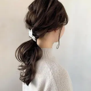 セミロング ヘアアレンジ i.GINZA所属・似合わせショート広瀬 和輝のヘアスタイル