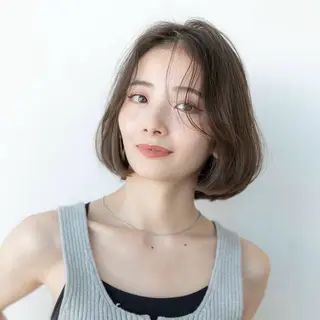 ミディアム 渋谷ボブ/レイヤー ボブ田中航平のヘアスタイル